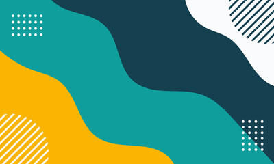 Abstract Minimalist Wavy Background - Vector Illustration