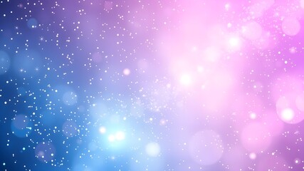 Fototapeta premium Magical starry night sky with shimmering lights and bokeh