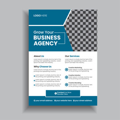 Professional Corporate Flyer Design Template, Vector And Business Template