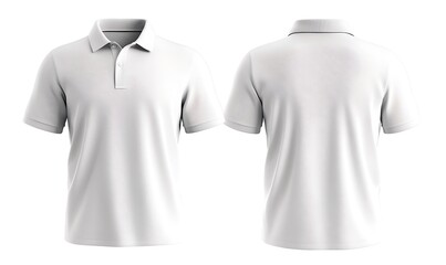 Blank White Polo Shirt Mockup
