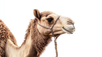 Obraz premium Camel Portrait: A Close Up of a Dromedary