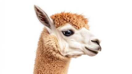 Obraz premium Close-up Portrait of an Alpaca