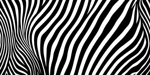 Fototapeta premium Striped black and white zebra pattern background, zebra, stripy, animal, black and white, wildlife, safari, stripes, texture