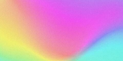 colorful gradient background with a grainy texture, featuring purple, orange, yellow, blue colors noise. Ideal for use as a backdrop, header, poster, banner, cover design.