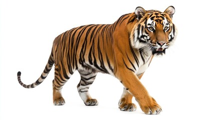 Naklejka premium A Majestic Tiger Walking