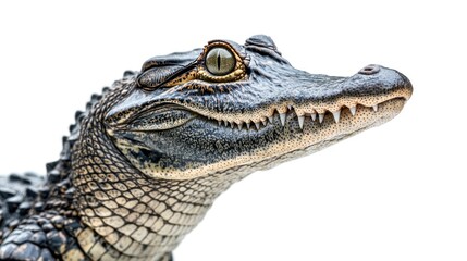 Obraz premium Close-up Portrait of a Young Alligator
