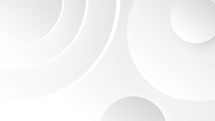 Elegant white background with circle pattern