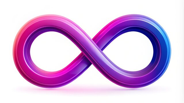 A swirling purple and pink infinity symbol represents the beauty and complexity of polyamorous relationships, where