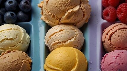macaroons on a wooden tableLayering Colors: How do layered sundaes with alternating flavors—such as chocolate and mint, or strawberry and vanilla—create a visually exciting contrast? Discuss how the l