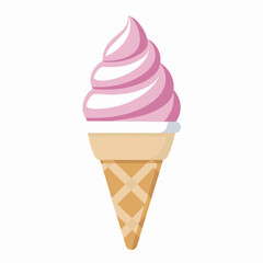 illustration of soft serve ice cream