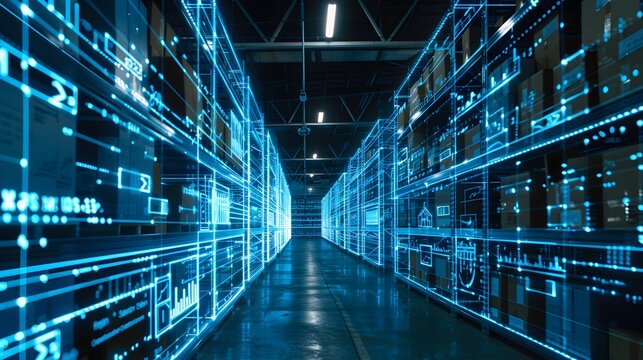 Automated Logistics Warehouse Management System Powered by Digital Twin Technology