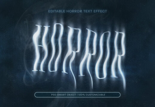 Spooky Horror Text Effect