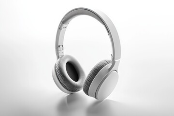 Modern Wireless Headphone Mockup Isolated created with Generative AI