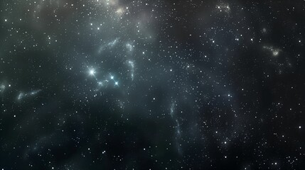 Obraz premium Ethereal Starry Sky with Nebula Clouds