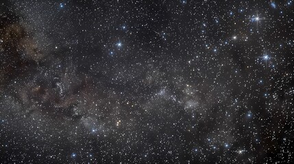 Obraz premium Dark Cosmic Sky with Bright Shining Stars