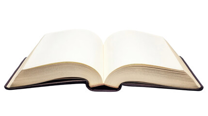Fototapeta premium open book on a white transparent background