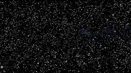 Obraz premium Abstract Digital Illustration of a Starry Night Sky with a Black Background and White Stars