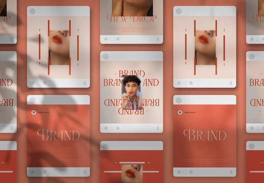 Social Media Phone Mockup