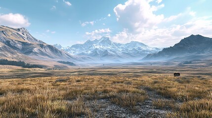 Obraz premium Cordillera Huayhuash in Peru