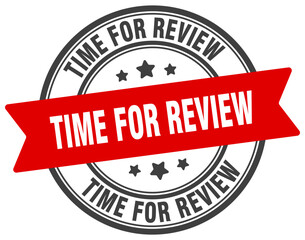 TIME FOR REVIEW STAMP