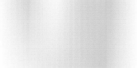 Halftone gradient. Dotted gradient, smooth dots spraying and halftones dot background seamless horizontal geometric pattern vector template set