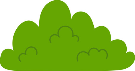 Obraz premium green grass cartoon illustration vector