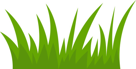 Fototapeta premium green grass cartoon illustration vector