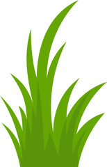 green grass cartoon illustration vector