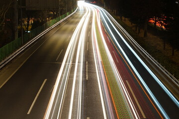 highway at night
