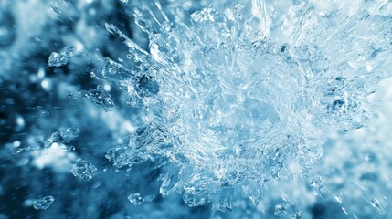 Obraz premium Abstract Splash of Water with Detailed Texture