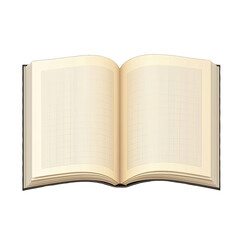 Vector Mockup Template of Blank Closed Magazine or Booklet Design