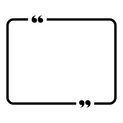 Quote Frames | Quotation Speech Bubble | Quotation Frame | Perfect for quotes, dialogues, speech, quotation, comment, message or reference.