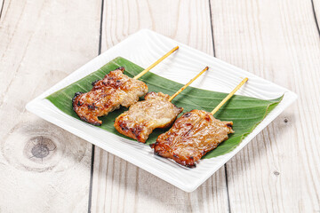 Thai cuisine - grilled pork skewer