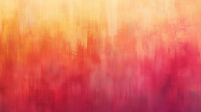 Vibrant Painted Gradient in Yellow Orange and Red with Blurred Brush Strokes