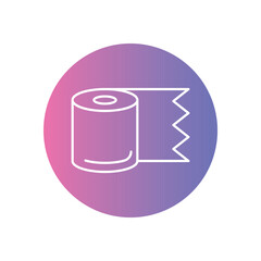 Bandage Roll vector icon stock illustration