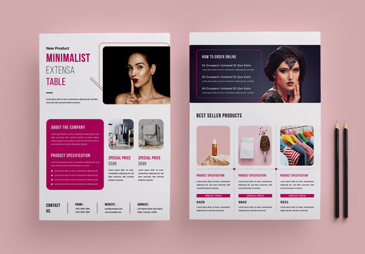 Product Flyer Layout