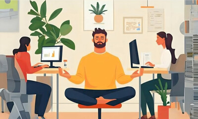 Workplace Zen Meditation in the Office