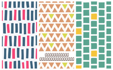 flat doodle geometry pattern