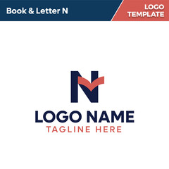 Wave & Letter Logo Template