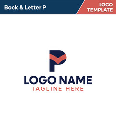 Wave & Letter Logo Template