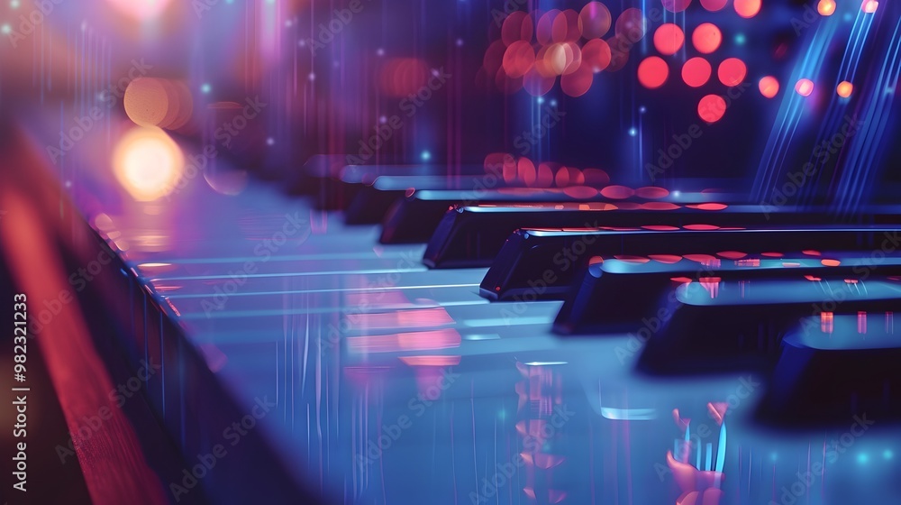 Poster innovative online music lessons with virtual instruments real time feedback and personalized practic