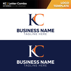 KC Letter Logo Templates