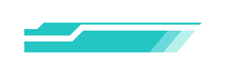 Obraz premium Futuristic lower third interface illustration. Video overlay element.