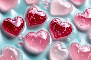 Obraz premium Small jelly hearts
