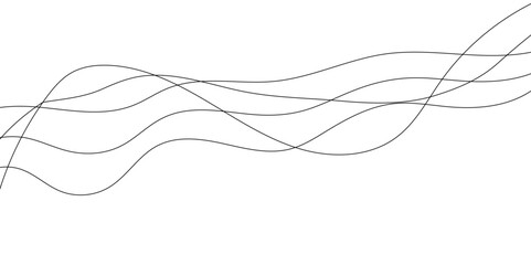 Abstract Wavy Line. Wavy line horizontal divider outline minimalist art. Thin line wavy abstract vector background. Thin line wavy abstract vector background. Curve wave seamless pattern. Line art str