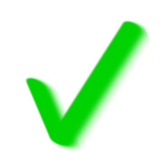 green check mark