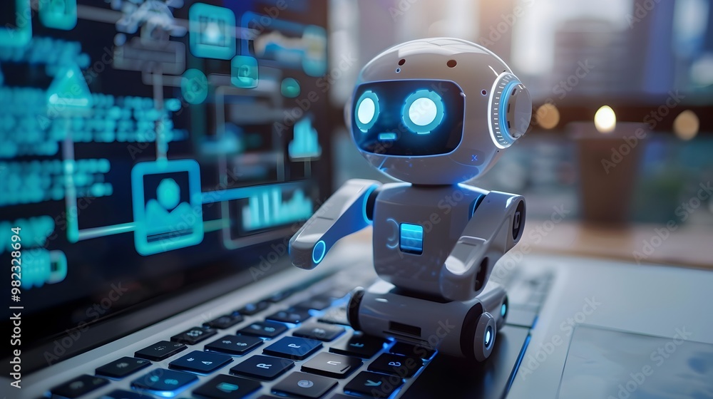 Poster ai powered chatbot providing intelligent customer support and personalized recommendations on websit