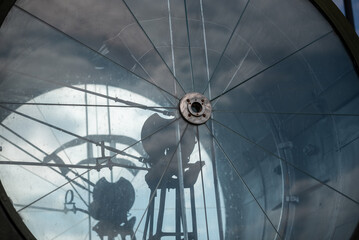 old military air defense searchlight in the war in Ukraine Without soldiers