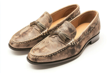 Naklejka premium Loafers isolated on a white background