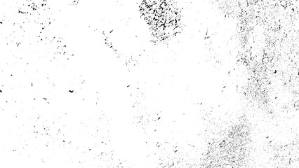 Dirty stipple noise background. Splattered grain grunge texture. Dotted graininess halftone textured overlay. Sand dust grit distressed wallpaper. Black scattered dot backdrop overlay. Vector